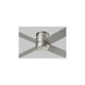 Oslo Hugger 52 inch Satin Nickel Indoor Fan, Light Kit Sold Separately