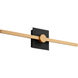 Zora 1 Light 21 inch Black/Industrial Brass Vanity Light Wall Light