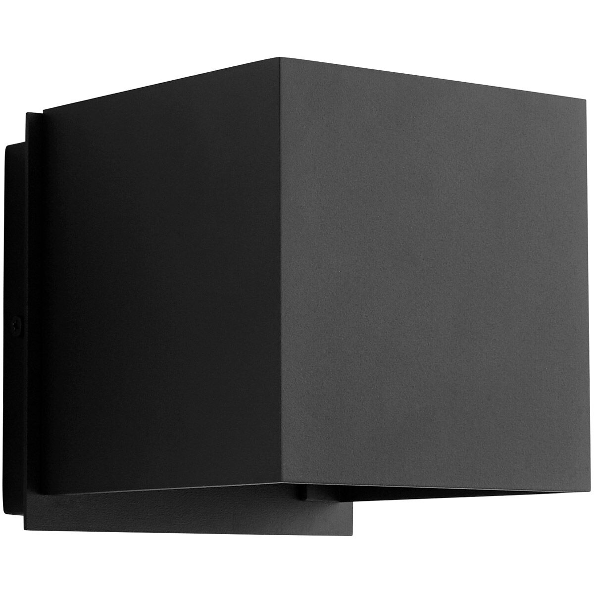 Kubo LED 5 inch Black Outdoor Wall Sconce