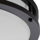 Oracle 1 Light 18 inch Oiled Bronze Flush Mount Ceiling Light