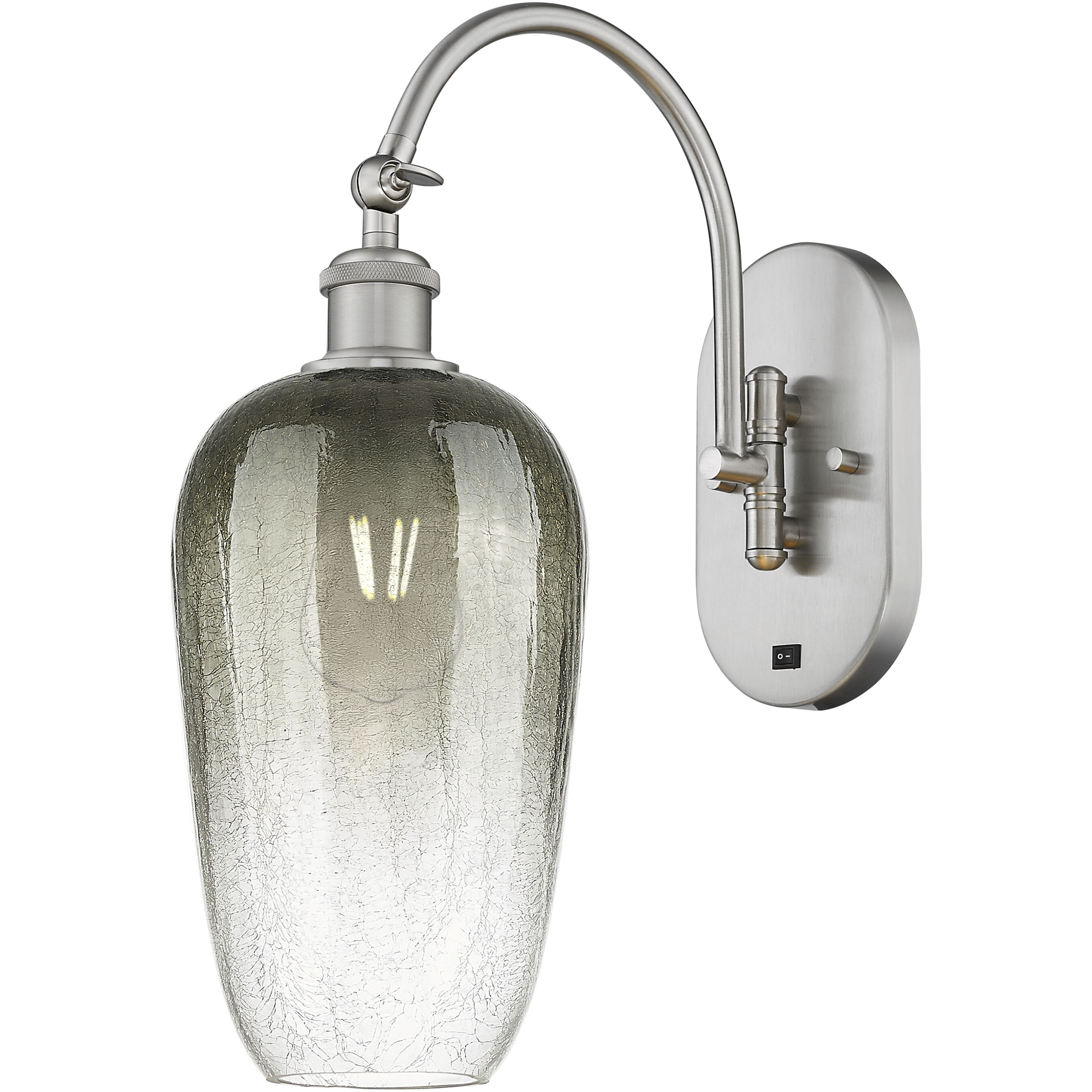 Ballston Brookhaven Flute 1 Light 7.00 inch Swing Arm Light/Wall Lamp