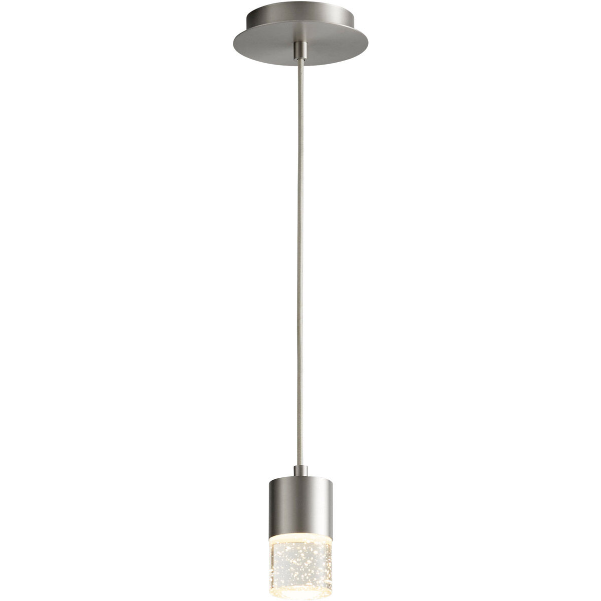 Spirit LED 3 inch Satin Nickel Pendant Ceiling Light