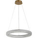 elan LED 24 inch Aged Brass Pendant Ceiling Light