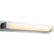 Balance 1 Light 29 inch Satin Nickel Vanity Light Wall Light, with Backplate Accessory