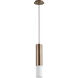 Opus 1 Light 3.5 inch Satin Copper Pendant Ceiling Light