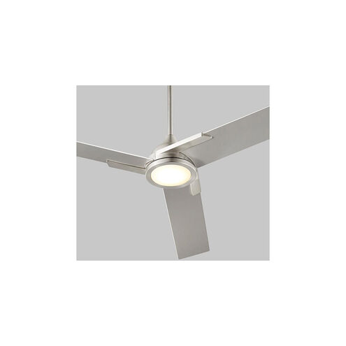 Coda 56 inch Satin Nickel Indoor Fan, Light Kit Sold Separately