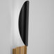 Pivot 1 Light 6 inch Black/Aged Brass Wall Sconce Wall Light