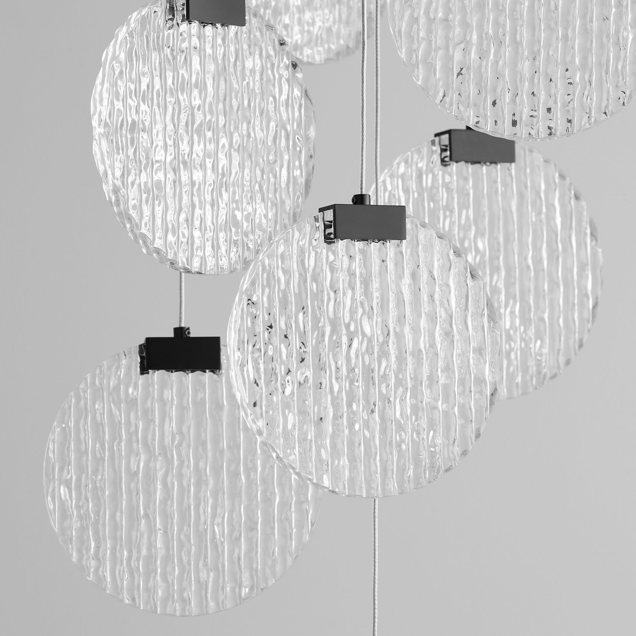 Axiom 8 Light 13 inch Black Pendant Ceiling Light