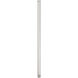 Fan Downrod Classic Nickel Fan Downrod