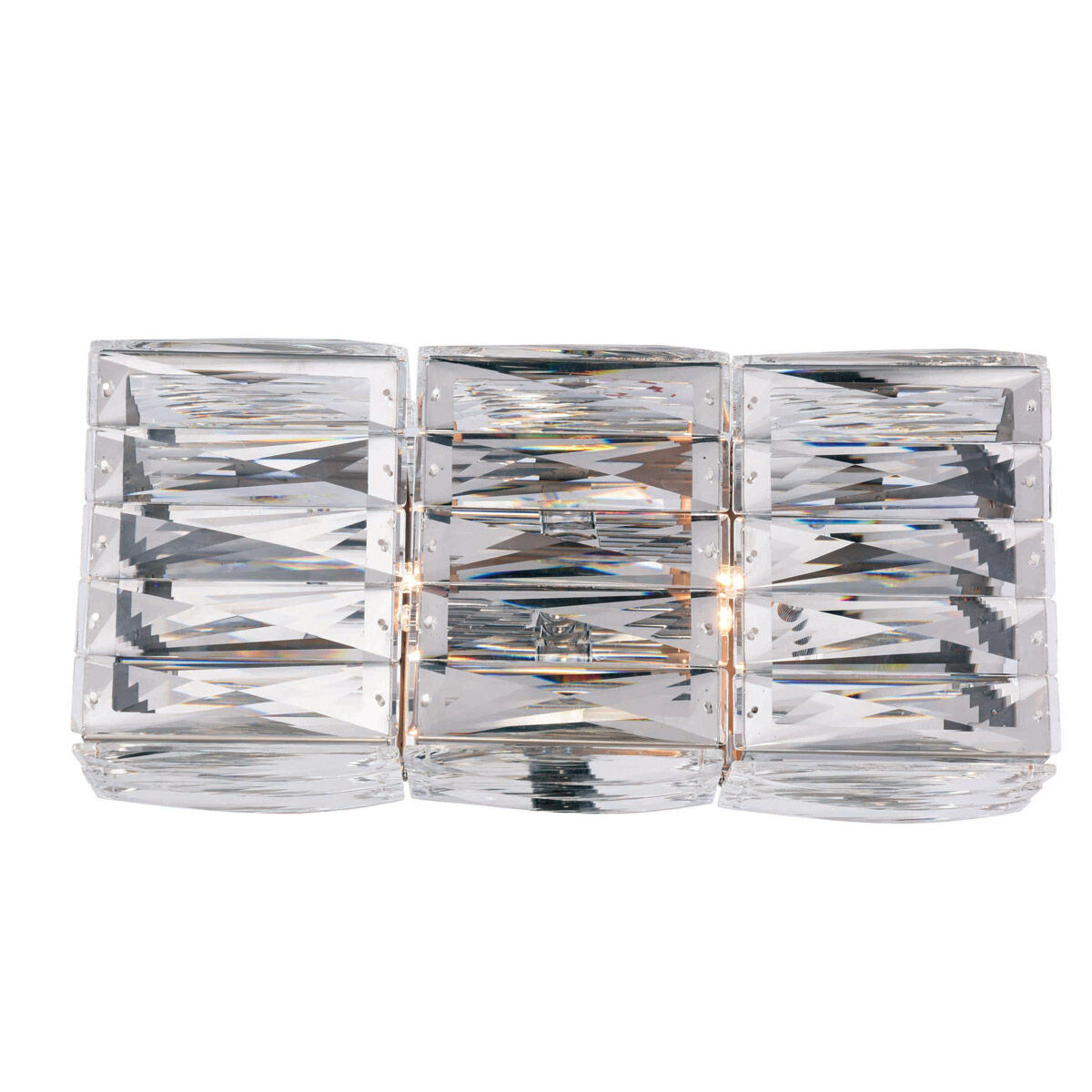 Cuvette 2 Light 14.37 inch Chrome Vanity Light Wall Light, Royal Cut Clear Crystal