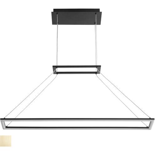 Xanni LED 6 inch Aged Brass Pendant Ceiling Light