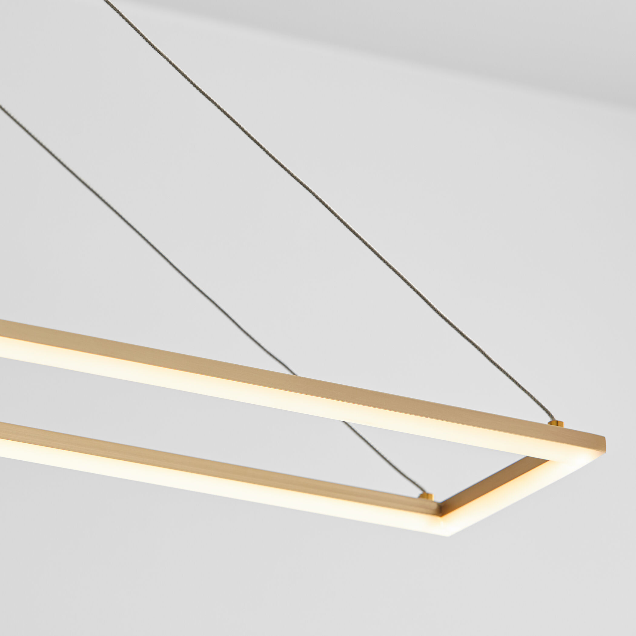 Xanni LED 6 inch Aged Brass Pendant Ceiling Light