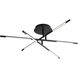 Palillos LED 33 inch Black Flush Mount Ceiling Light