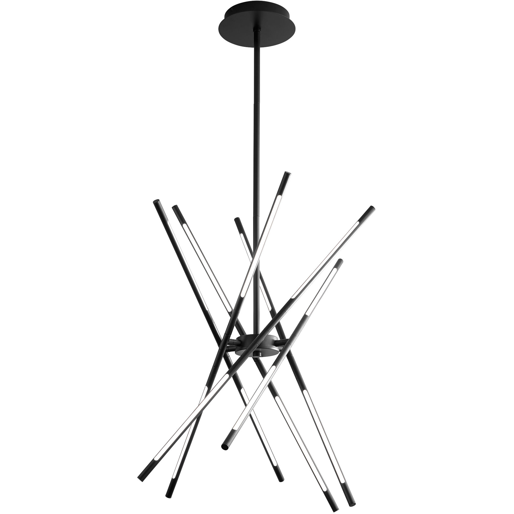 Palillos LED 33.47 inch Black Pendant Ceiling Light