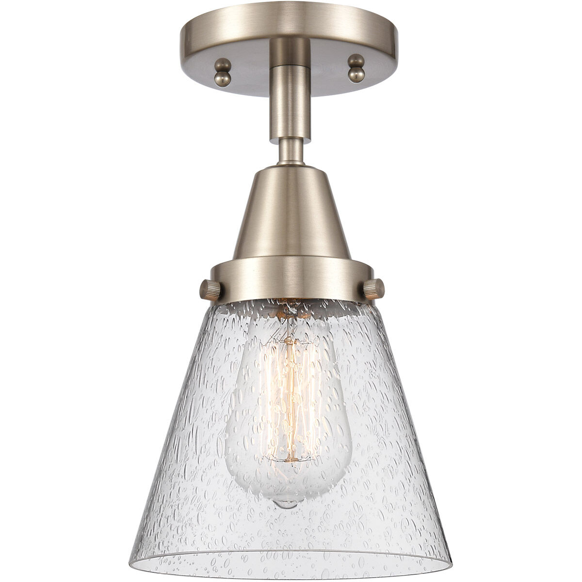 Franklin Restoration Small Cone 1 Light 6.25 inch Flush Mount