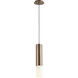 Opus 1 Light 3.5 inch Satin Copper Pendant Ceiling Light