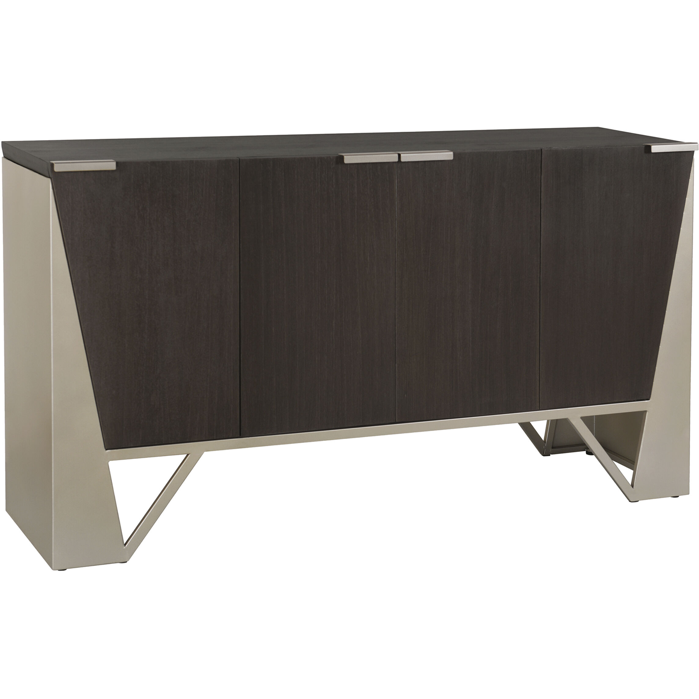 Cameron Gray Brown and Rose Gold Cabinet