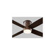 Oslo Hugger 52 inch Oiled Bronze Indoor Fan, Light Kit Sold Separately