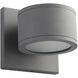 Ceres 2 Light 5 inch Grey Outdoor Wall Sconce