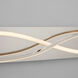 Hyperion 2 Light 34 inch Polished Nickel Vanity Light Wall Light