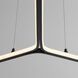 Estrella LED 40 inch Black Pendant Ceiling Light