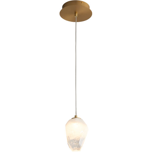 Vivo LED 4.75 inch Aged Brass Pendant Ceiling Light