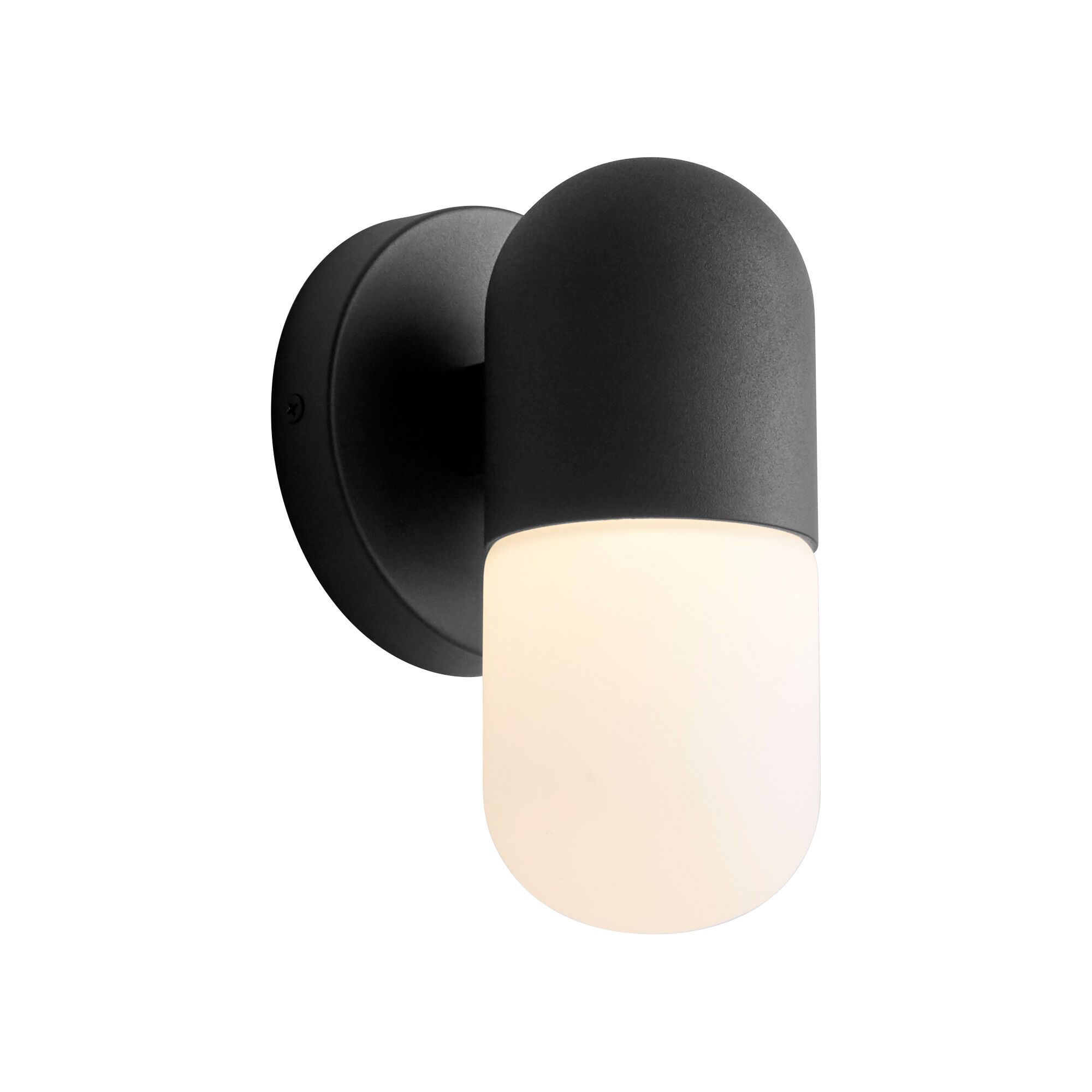 Corpus 1 Light 8 inch Black Outdoor Wall Sconce
