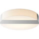 Aurora 1 Light 13.5 inch Polished Nickel Flush Mount Ceiling Light