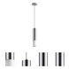 Opus 1 Light 4 inch Polished Chrome Pendant Ceiling Light