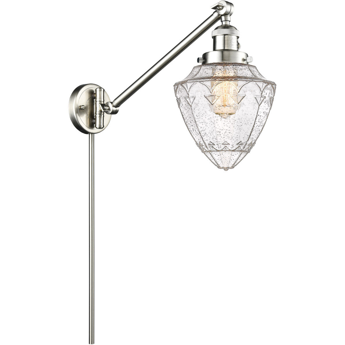 Franklin Restoration Bullet 1 Light 7.00 inch Swing Arm Light/Wall Lamp