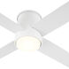 Oslo Hugger 44 inch White Ceiling Fan