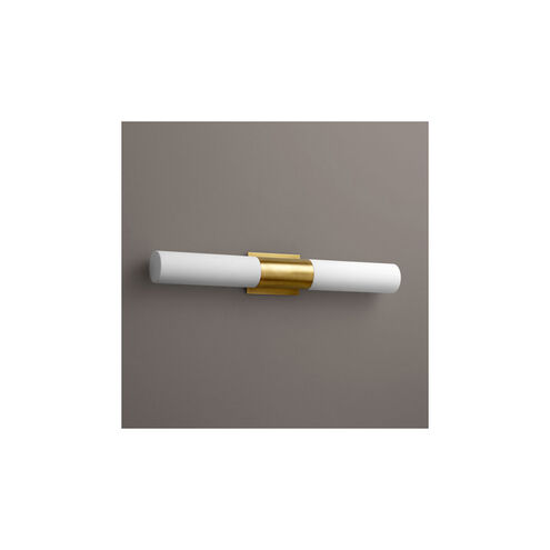 Magnum 2 Light 31 inch Aged Brass Vanity Light Wall Light