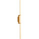 Wand 1 Light 36 inch Aged Brass Vanity Light Wall Light