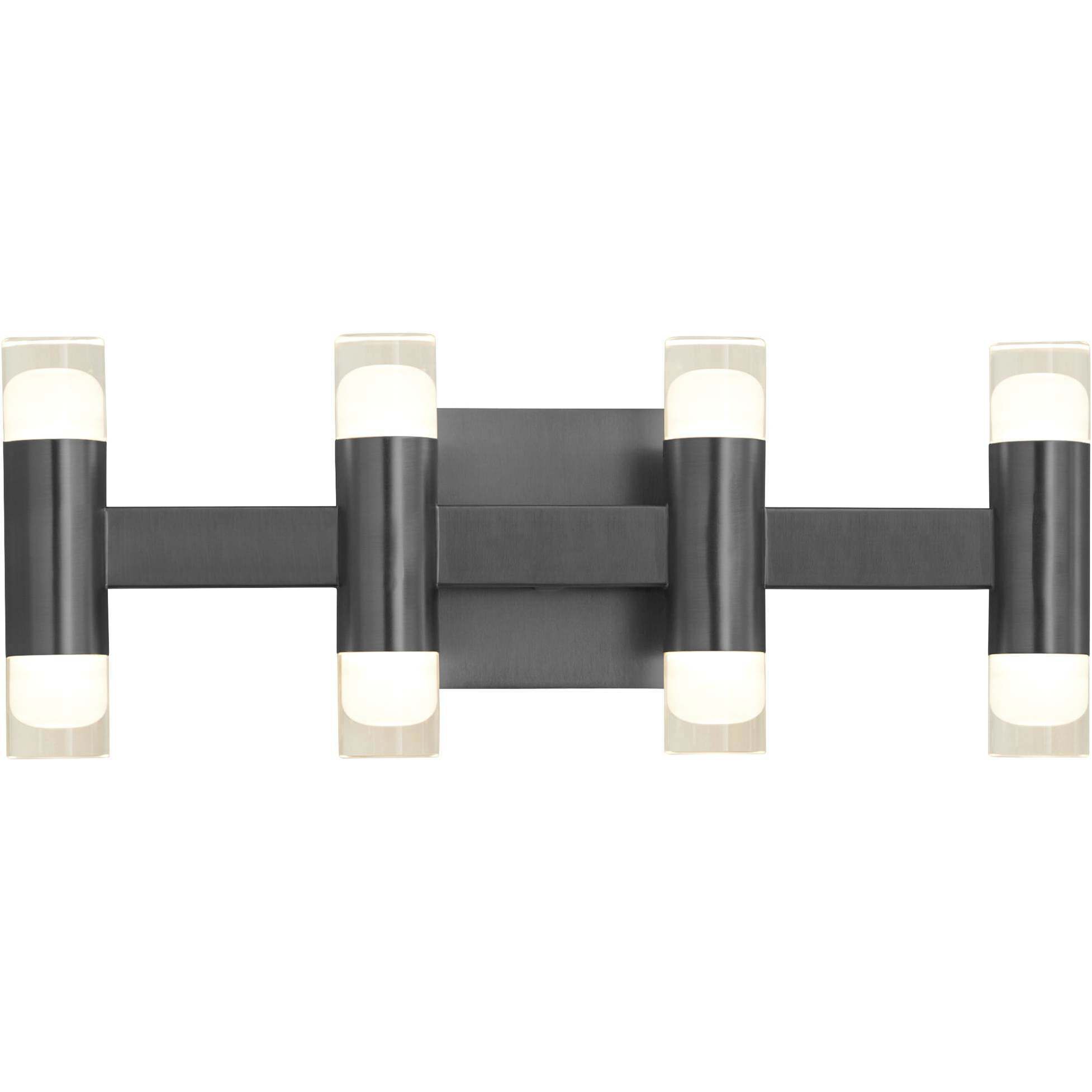 Alarum 8 Light 21 inch Black Vanity Light Wall Light