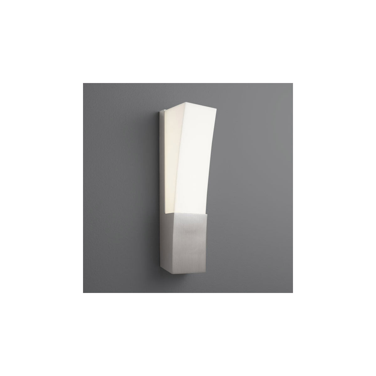 Crescent 1 Light 4 inch Satin Nickel Sconce Wall Light