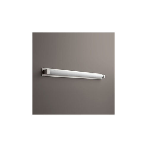 Balance 2 Light 53 inch Satin Nickel Vanity Light Wall Light, with Backplate Accessory
