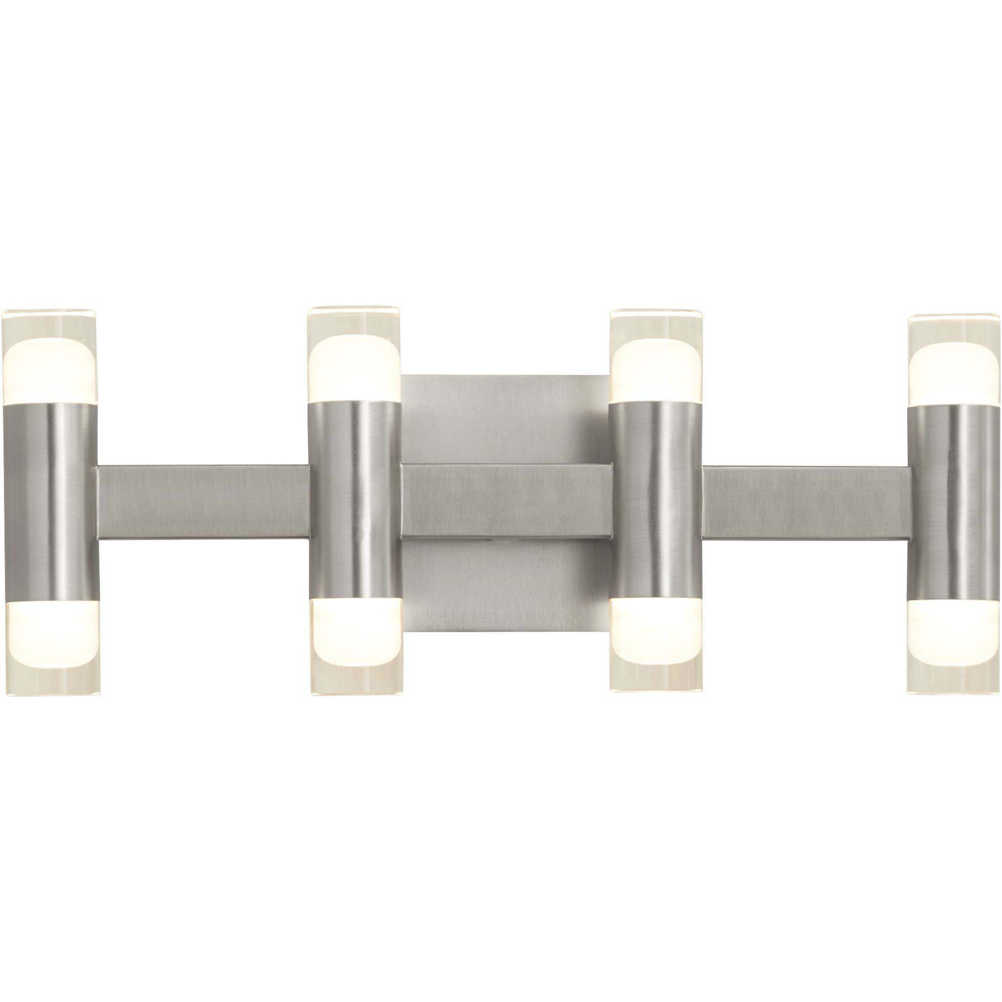 Alarum 8 Light 21 inch Satin Nickel Vanity Light Wall Light