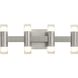 Alarum 8 Light 21 inch Satin Nickel Vanity Light Wall Light