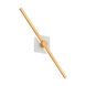 Zora 1 Light 21 inch White/Industrial Brass Vanity Light Wall Light
