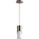 Ellipse LED 4 inch Satin Nickel Pendant Ceiling Light