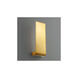 Halo 1 Light 6 inch Aged Brass Sconce Wall Light