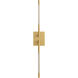Palillos LED 5.5 inch Aged Brass Sconce Wall Light
