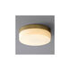 Zuri LED 11 inch Aged Brass Flush Mount Ceiling Light 