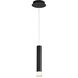 Alarum LED 2 inch Black Pendant Ceiling Light