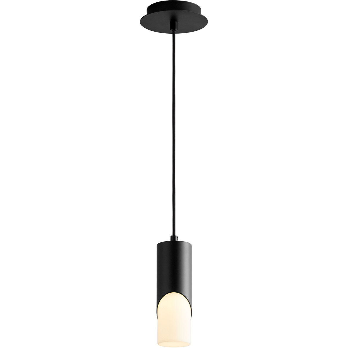 Ellipse LED 3 inch Black Pendant Ceiling Light