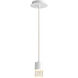 Spirit 1 Light 2.75 inch White Pendant Ceiling Light