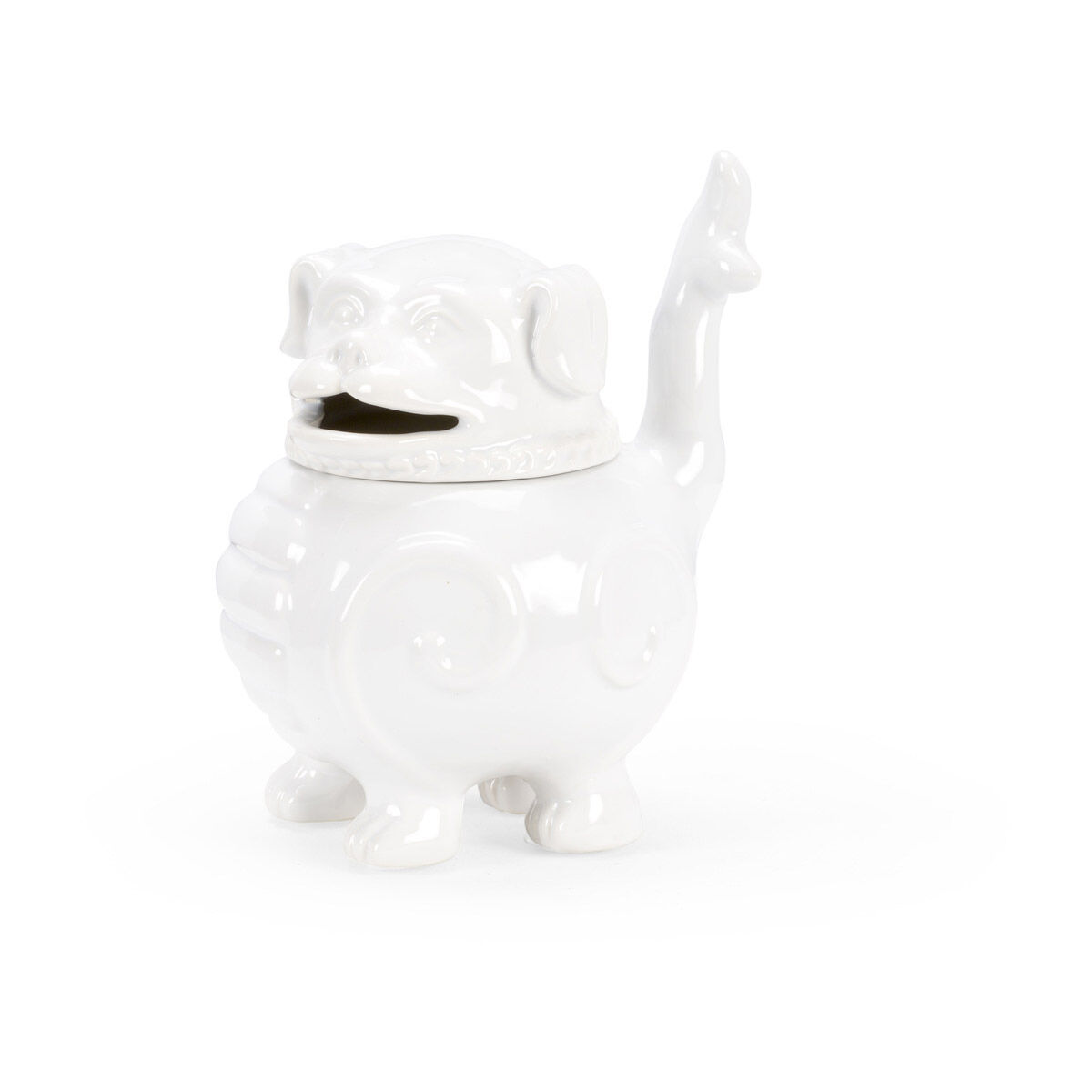 Wildwood White Glaze Incense Burner