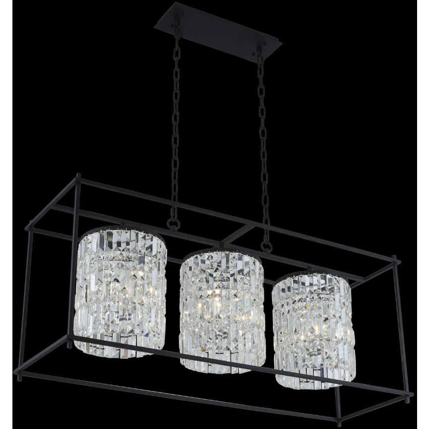 Joni Island Light Ceiling Light in Matte Black