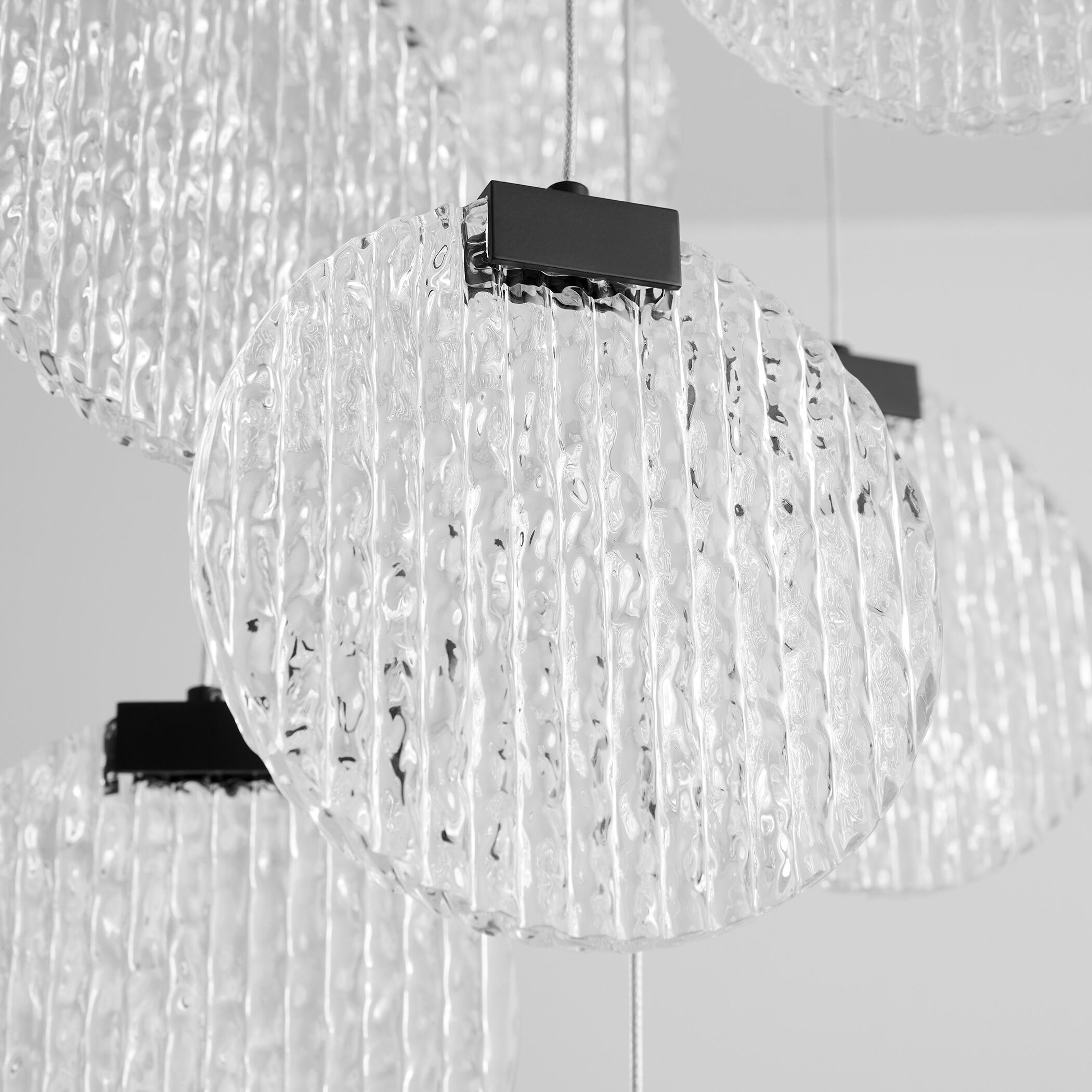 Axiom 8 Light 13 inch Black Pendant Ceiling Light