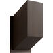 Uno 1 Light 9 inch Oiled Bronze Outdoor Wall Sconce